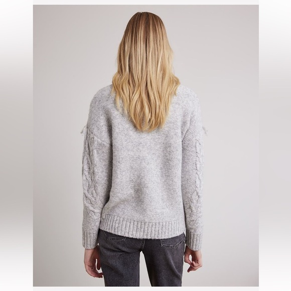 NWT RW&CO. Gray Cable Knit Sweater - Picture 11 of 11